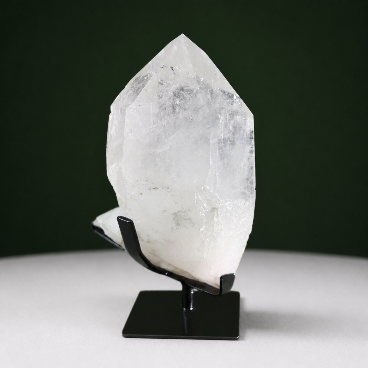 Partially Polished Lemurian Quartz Point