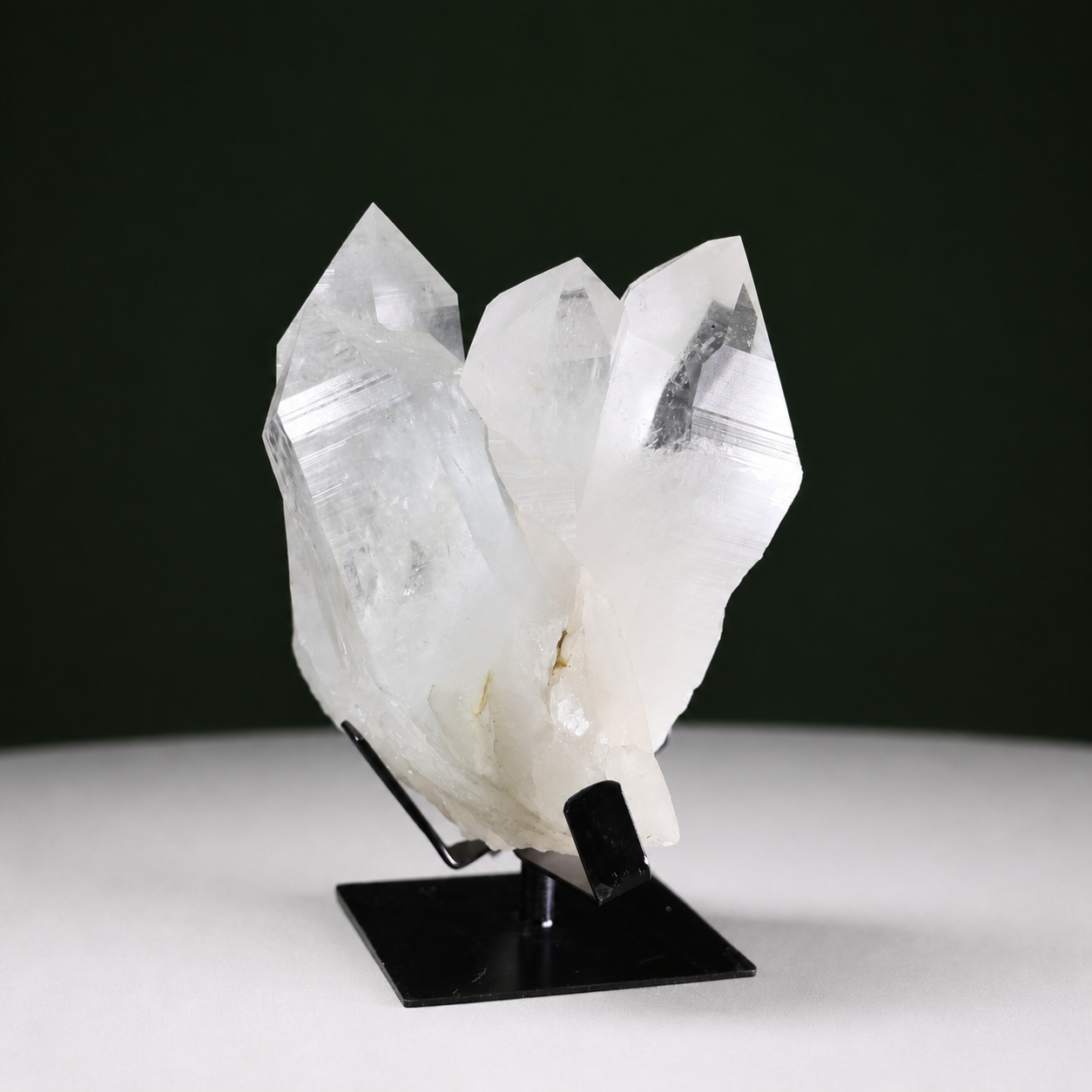 Four-Point Lemurian Quartz Cluster