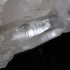 Backlit detail showing clarity through the quartz points