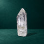 Narrow side of the 1.101 kg polished quartz point.