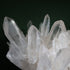 Detail of a naturally double-terminated crystal within the cluster