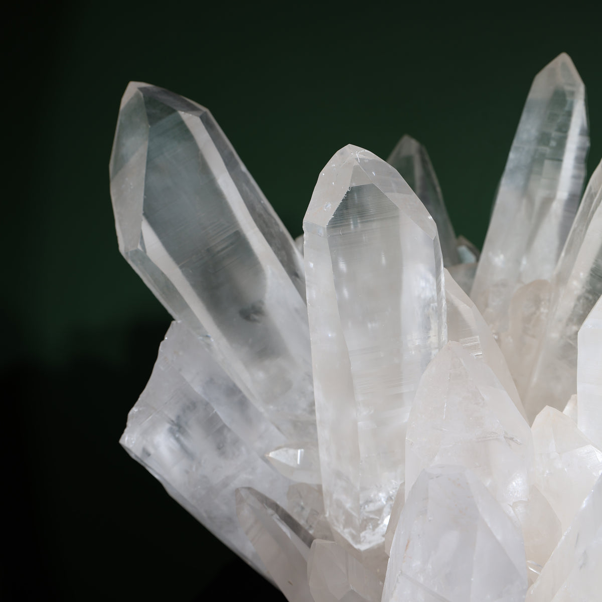 Natural self-healed area formed underground beneath the hand reference
