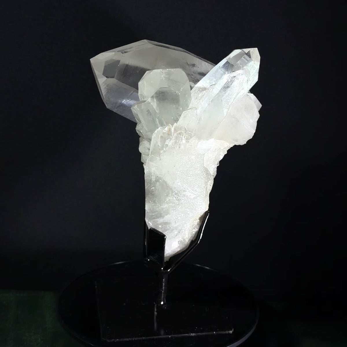Video preview of the Large Striated Lemurian Quartz Cluster on Matrix from multiple angles