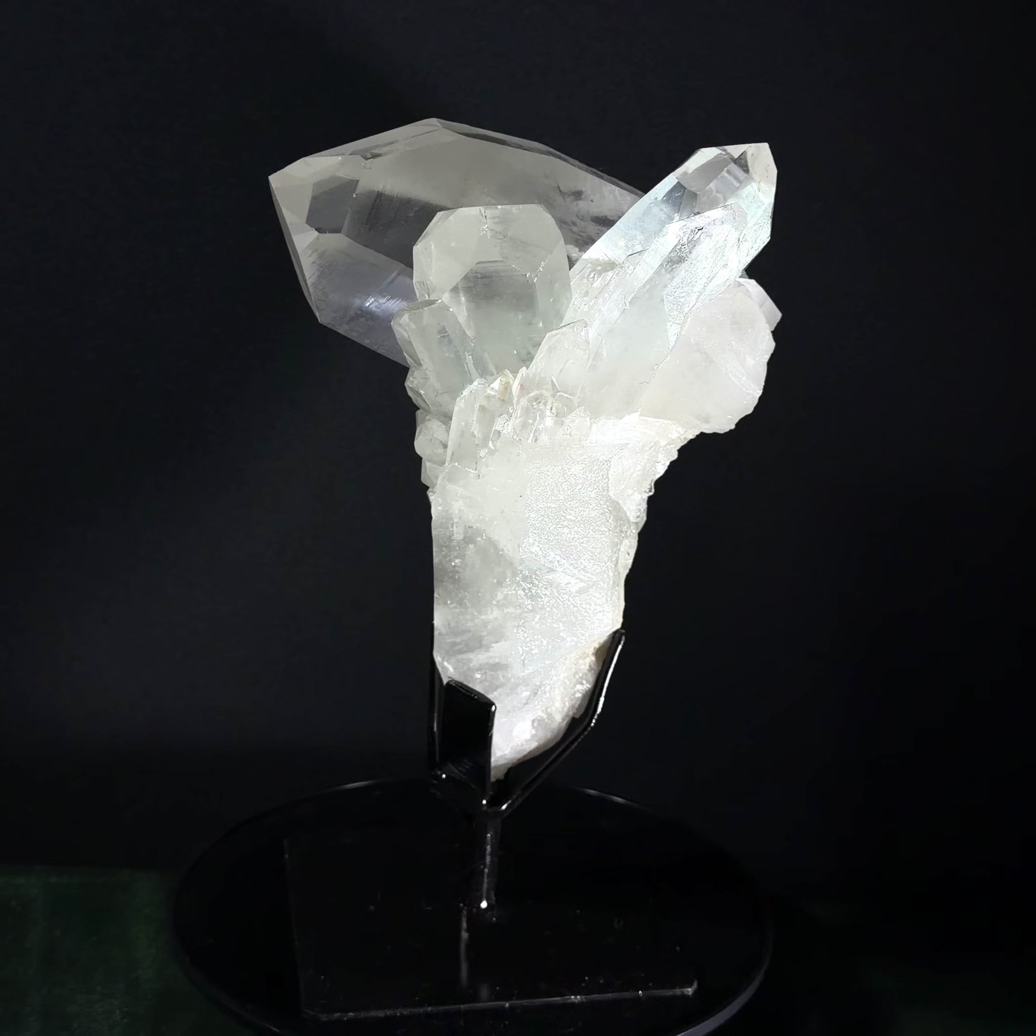 Video preview of the Large Striated Lemurian Quartz Cluster on Matrix from multiple angles