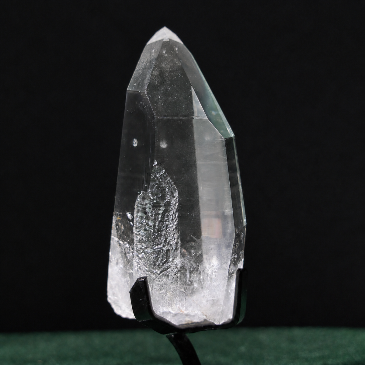 Clear Lemurian Quartz with Natural Striation Face