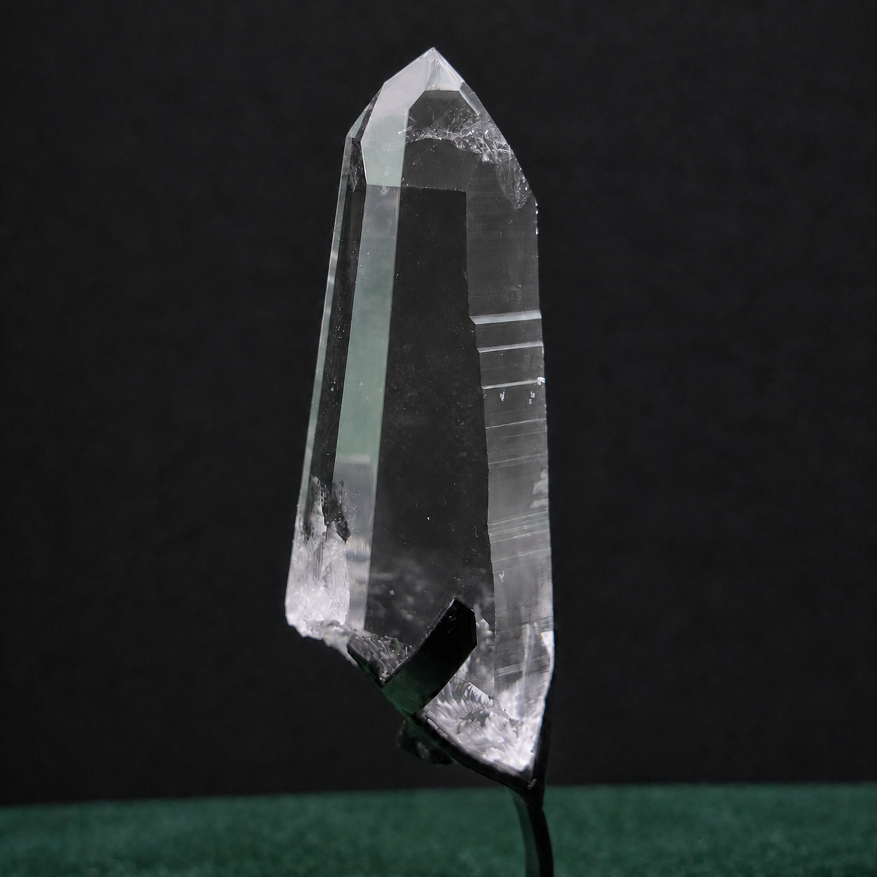 Clear Lemurian Quartz with Strong Natural Striations