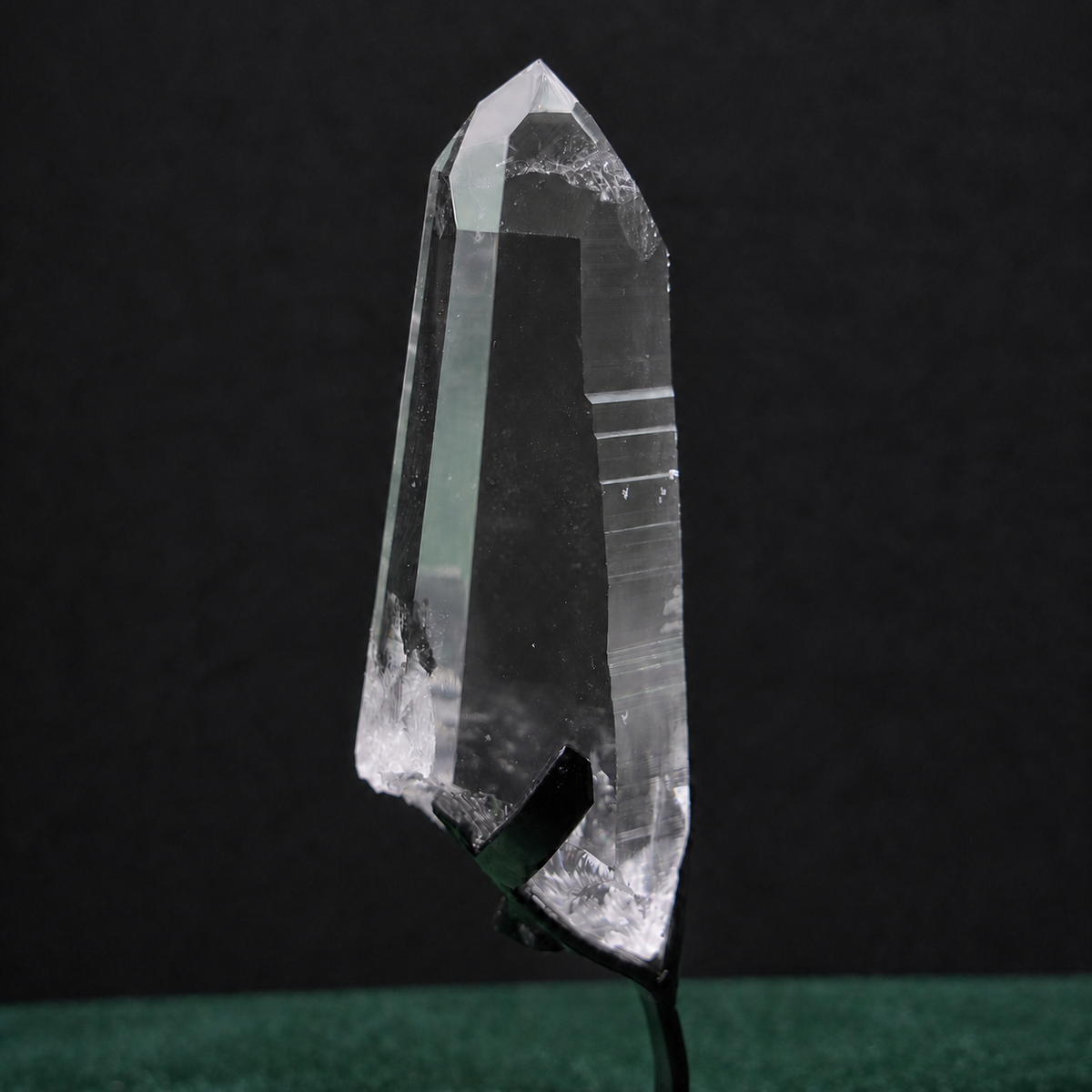 Clear Lemurian Quartz with Strong Natural Striations