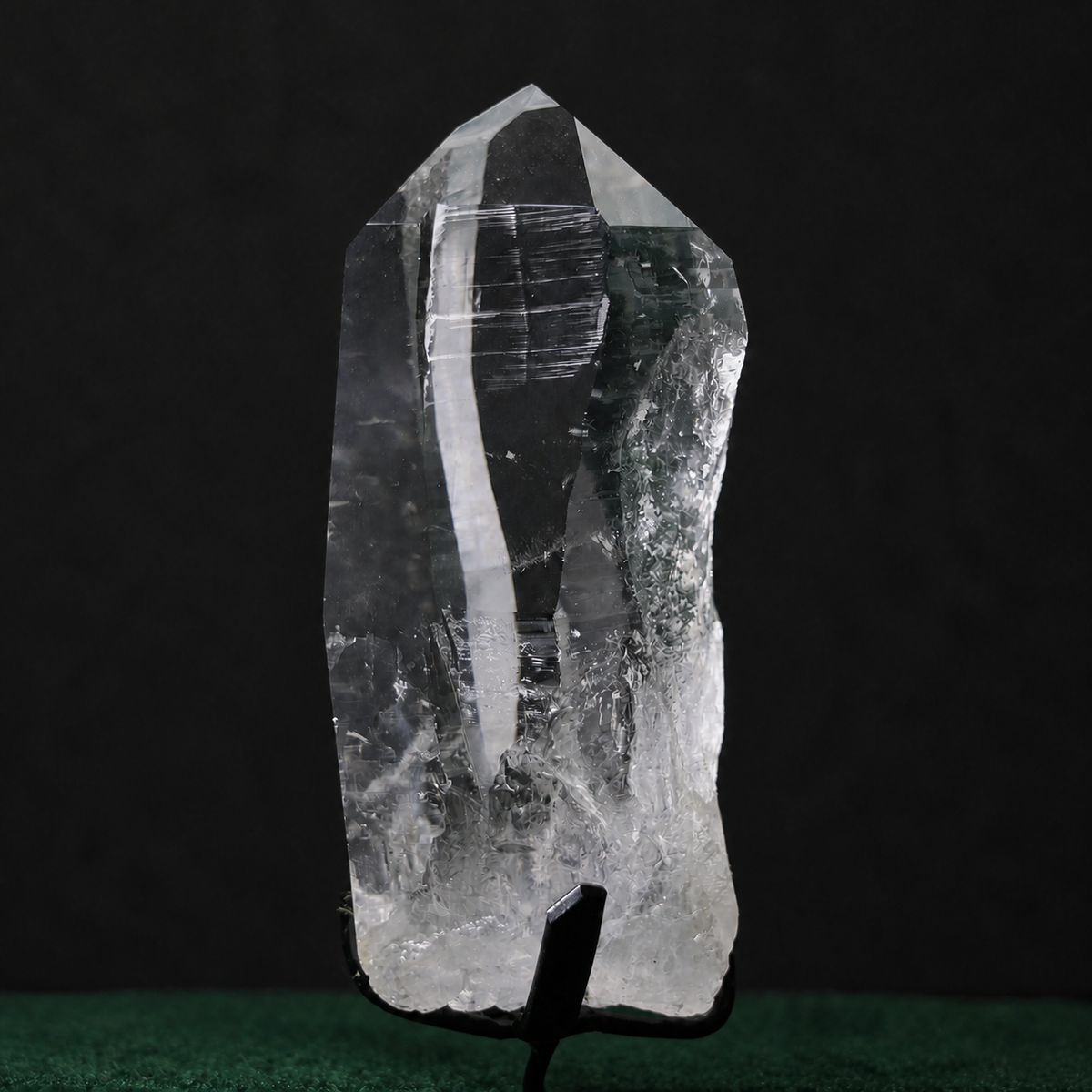Clear Lemurian Quartz with Mixed Natural Facets