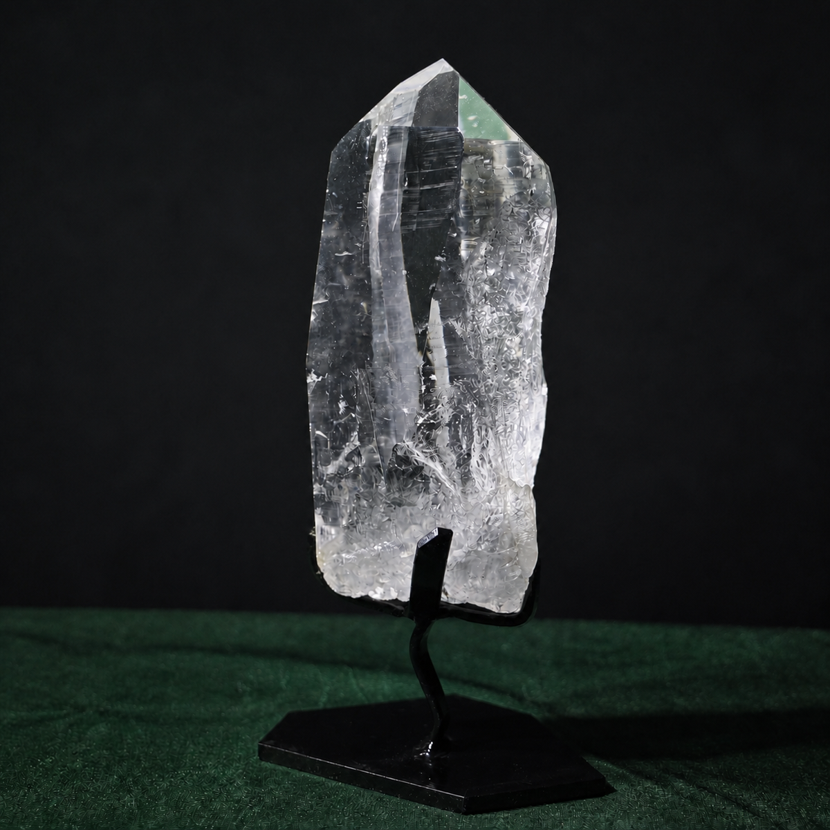 Clear Lemurian Quartz with Mixed Natural Facets