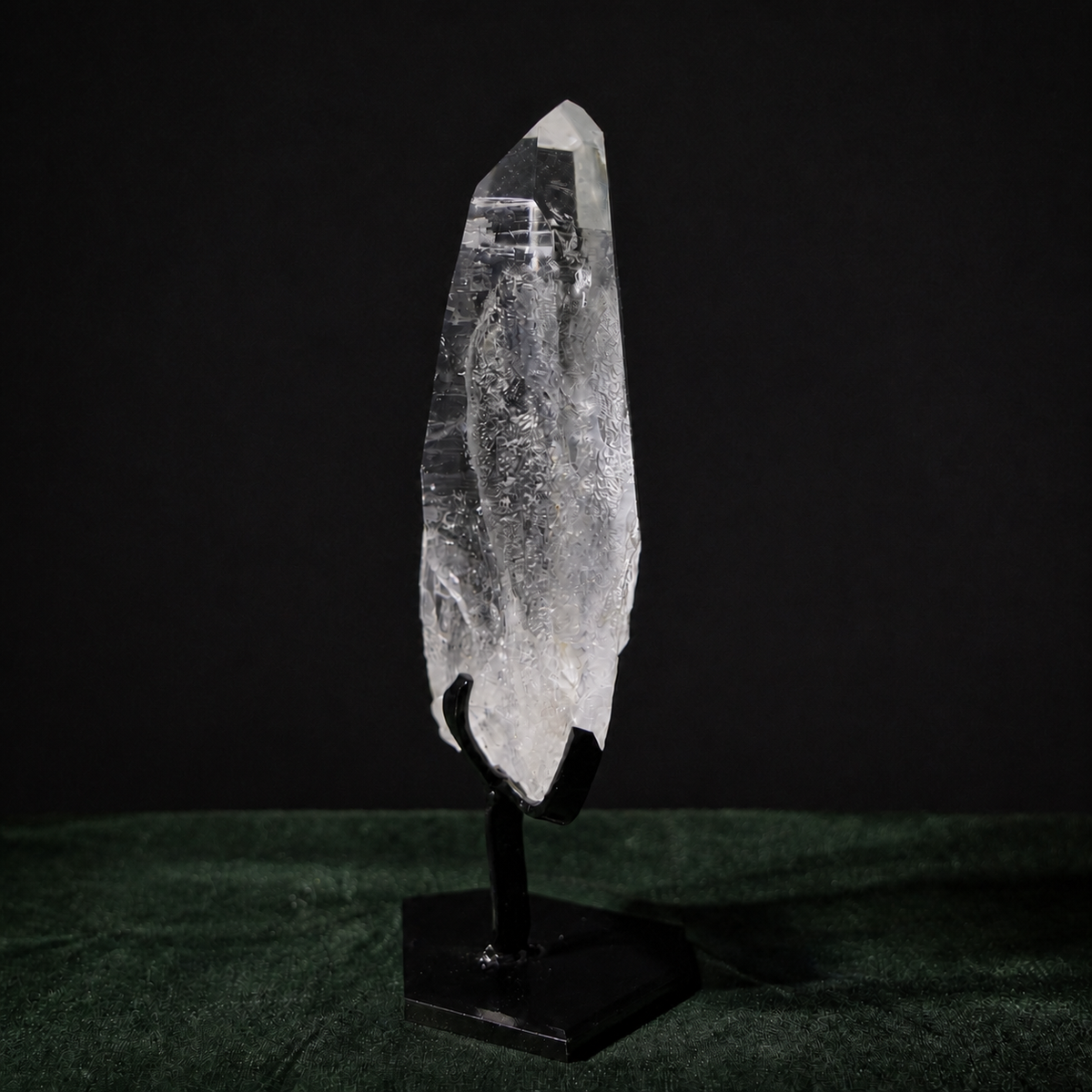 Clear Lemurian Quartz with Mixed Natural Facets