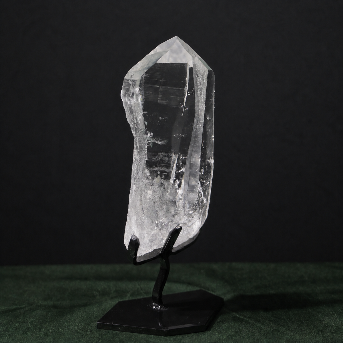 Clear Lemurian Quartz with Mixed Natural Facets