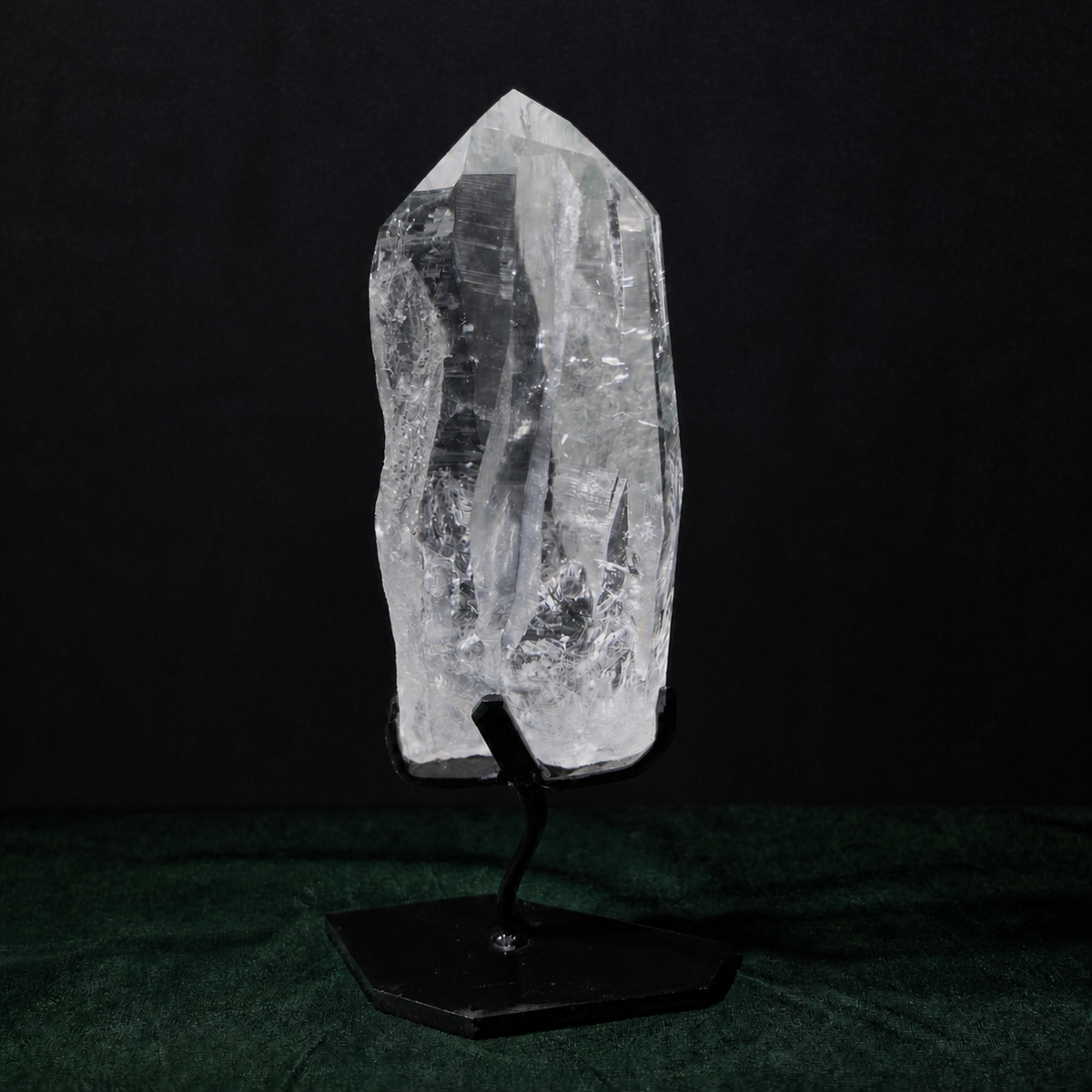 Clear Lemurian Quartz with Mixed Natural Facets