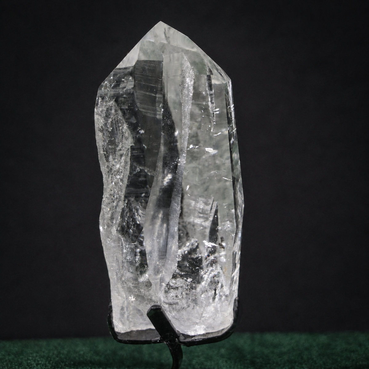 Clear Lemurian Quartz with Mixed Natural Facets