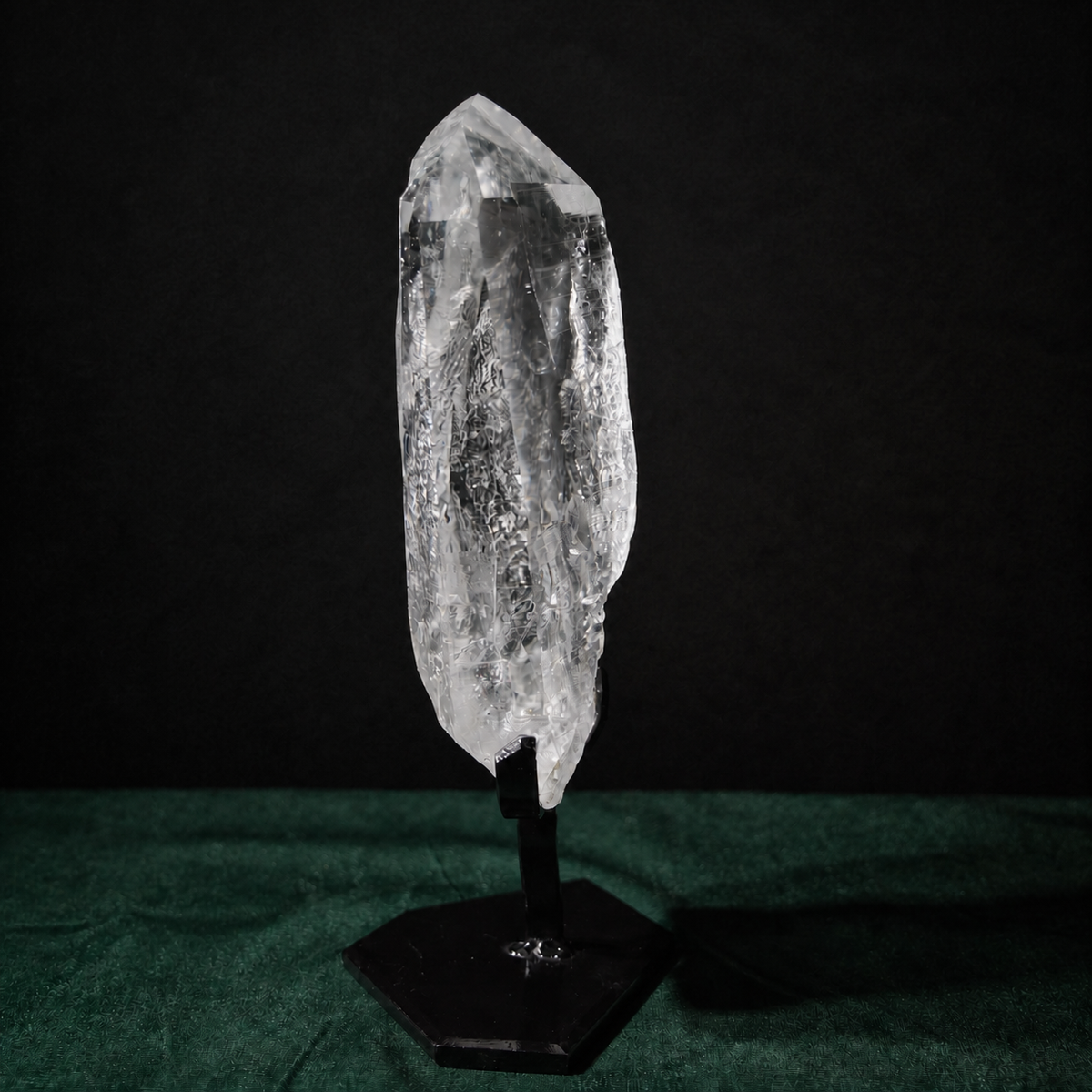 Clear Lemurian Quartz with Mixed Natural Facets
