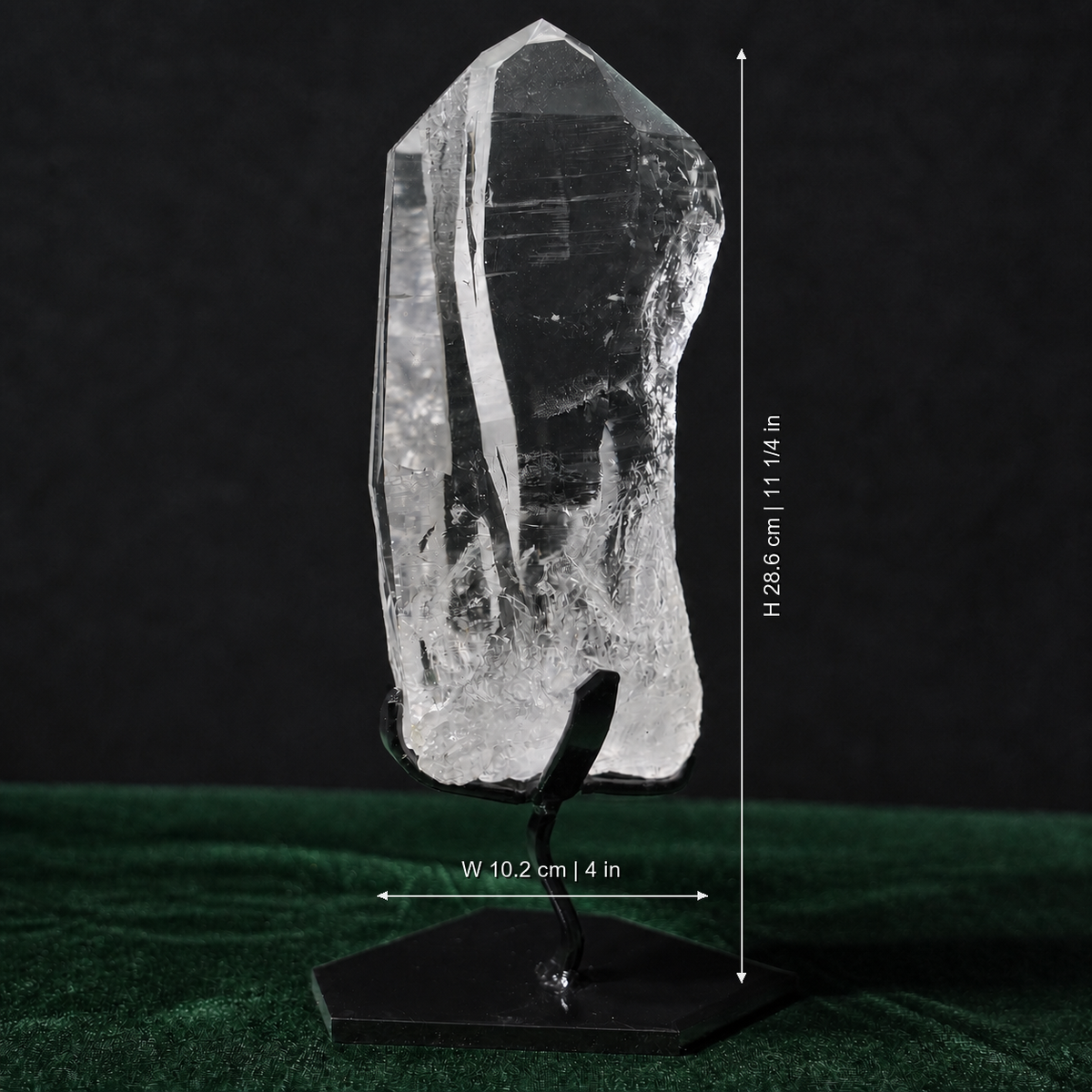 Clear Lemurian Quartz with Mixed Natural Facets