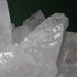 View of the natural matrix beneath the many quartz points
