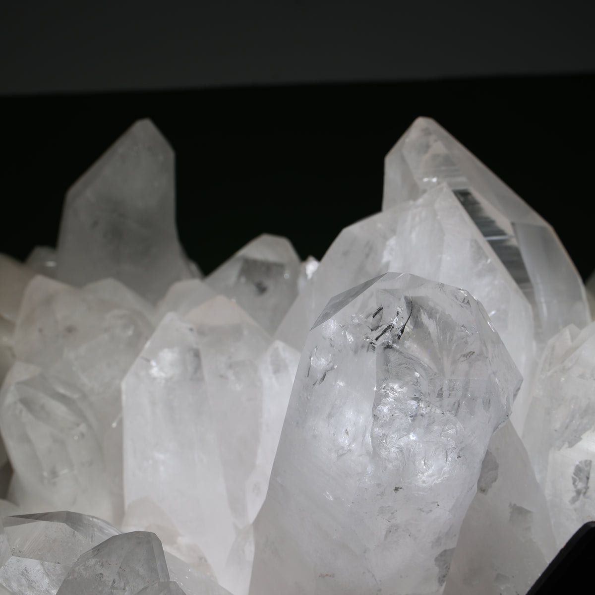 Detail of natural crystal growth and unpolished surfaces